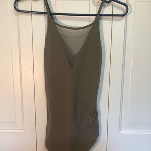 Abercrombie & Fitch Olive Green Mesh Bodysuit!